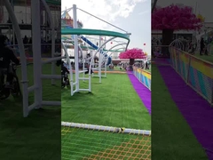 Interação entre pais e filhos Zip Line infantil balançar ao ar livre sem energia