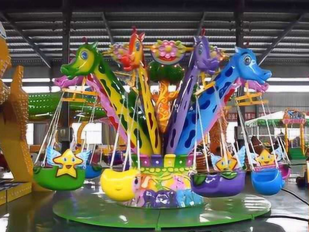 50Hz Equipamento de Carnaval ao ar livre 100kg a 500kg Trailer cadeira voadora Mini instalações de diversão infantil