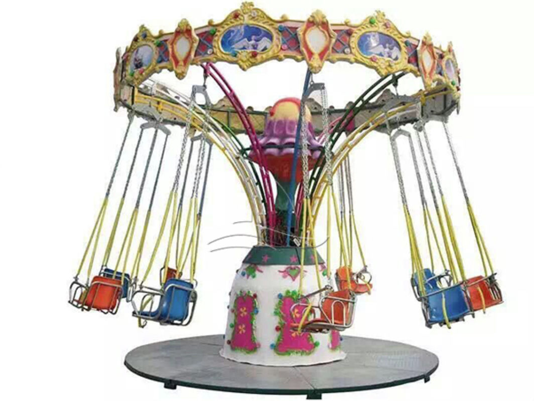 50Hz Equipamento de Carnaval ao ar livre 100kg a 500kg Trailer cadeira voadora Mini instalações de diversão infantil