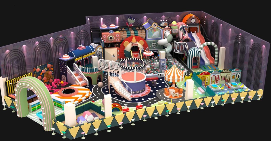 Sweet Spot Equipamento de playhouse interior PVC Playhouse comercial interior Parque de diversões Anti-cracking