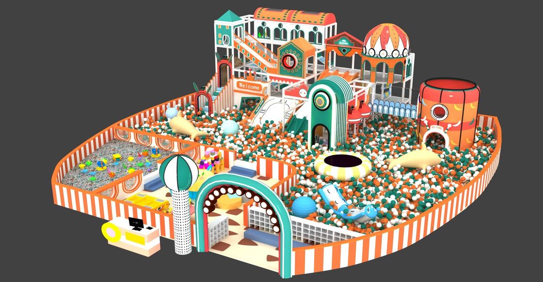 Equipamento de playground suave para crianças seguro colorido soft playgrounds comerciais