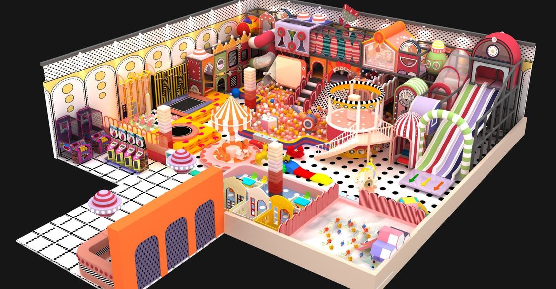 Equipamento de playground comercial aconchegante Kid seguro colorido equipamento de playground interior para casa