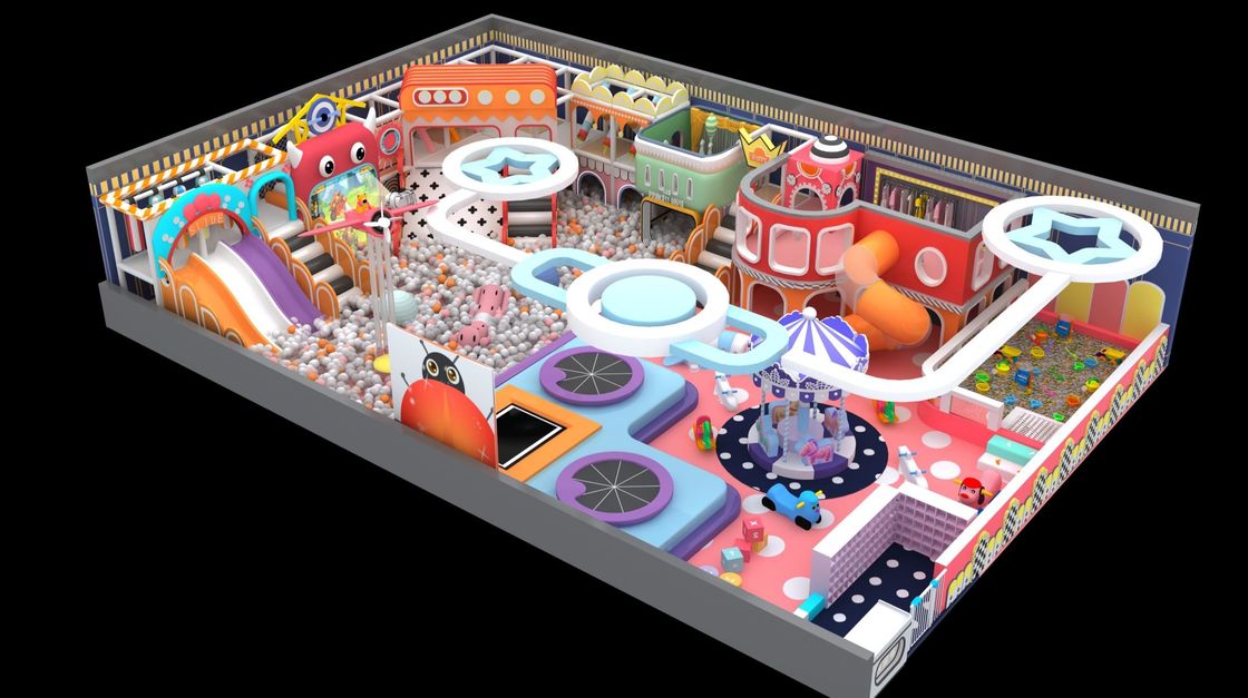 Equipamento de playground comercial aconchegante Kid seguro colorido equipamento de playground interior para casa