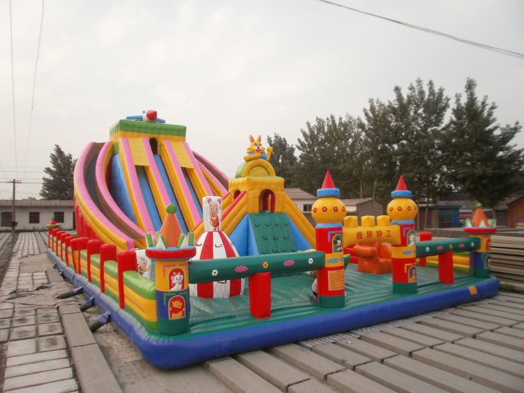 Animal Panda Castelo Inflavel Slide de Água Casa de Salto Colorido Castelo de Salto Interior Castelo de Salto Comercial