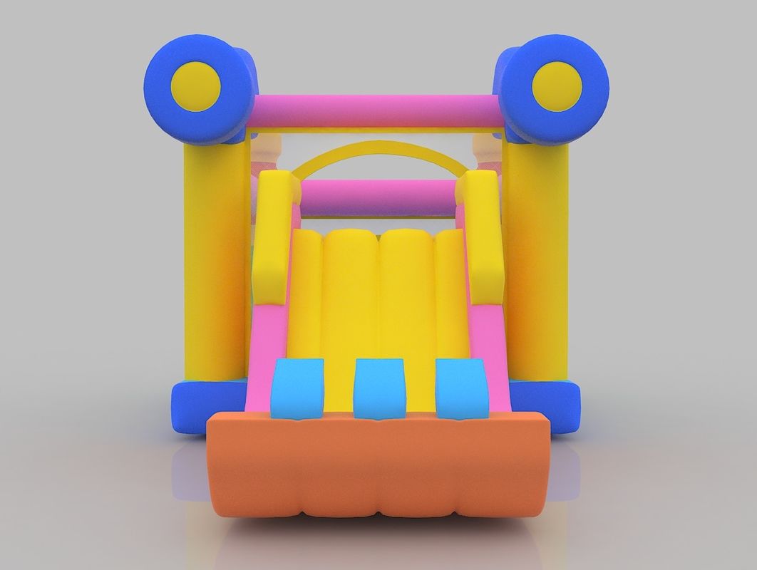 1.5m Castelo inflável 75kg Castelo de salto interior Parque de jogos Casa de salto com escorrega