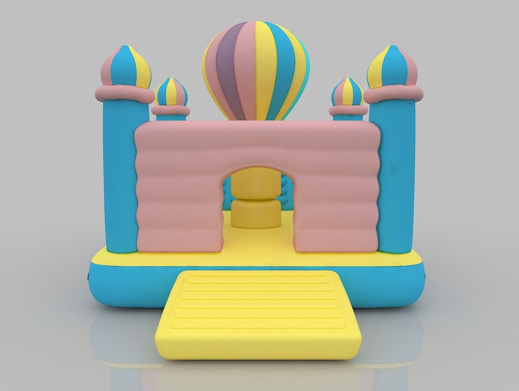 3 - 16 anos de idade Castelo inflável Balão de ar quente tema Casa de salto negócio com sopro
