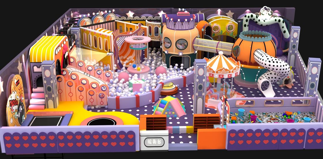 Playground Premium Indoor Soft Play Equipment Set For Kids Commercial Children's Playground With Naughty Castle And Slide