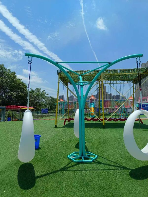 Lua giratória voando balanço à prova d'água mudança de cor LED cadeira luminosa para jardim ao ar livre em todas as estações