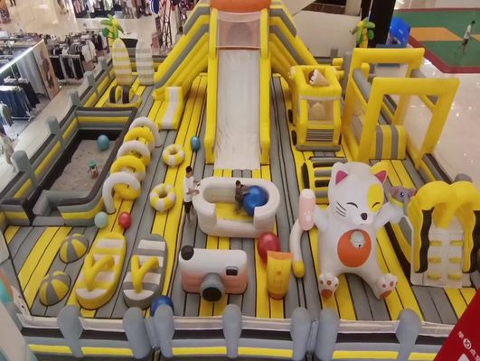 Equipamento comercial de playground Crianças inflável Castelo Fantasy série