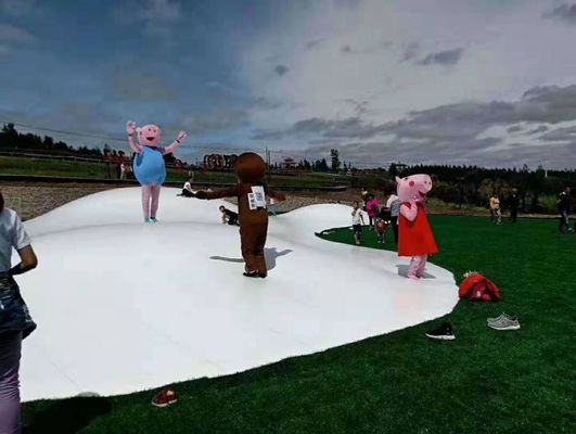 Mini trampolim Parque ao ar livre Equipamento pequeno Parque infantil