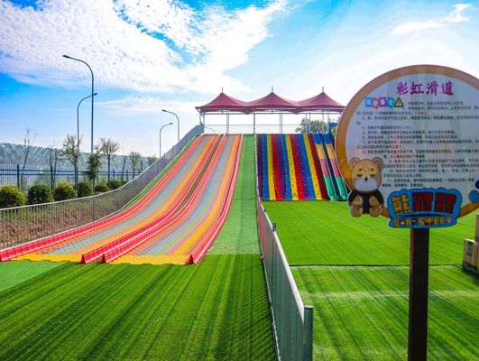 Parque de Jogos Passeios ao ar livre Slides de arco-íris para parque infantil