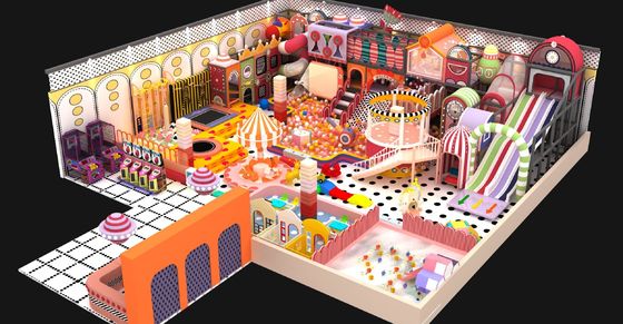 OEM Naughty Castle Kids 10 Crianças - 15 Crianças Estrutura de Jogo Interior