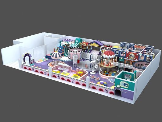 Funny Naughty Castle 25m2 Kids Commercial Indoor Playground Equipamento Game Center