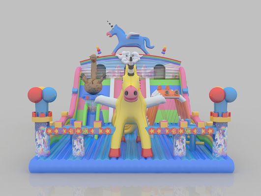 Parque inflável de castelo de salto de PVC