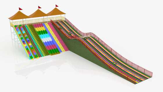 Escorregador Arco-Íris de PVC para Parques Infantis Internos e Externos